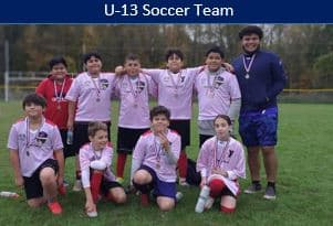 Hope Soccer Ministries U13 team located in Pineville. 