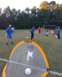 Hope soccer skills clinic for U6.